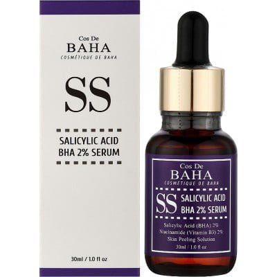 Сироватка для обличчя з саліциловою кислотою Cos De BAHA SS Salicylic Acid 2% Serum 30ml 50600 фото