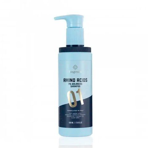 Безсульфатний шампунь для волосся з амінокислотами Bogenia Amino Acids Shampoo BG433 №001 (500 мл) 1503 фото