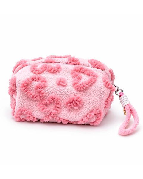 Велика плюшева косметичка Fluffy Hearts 1099 фото