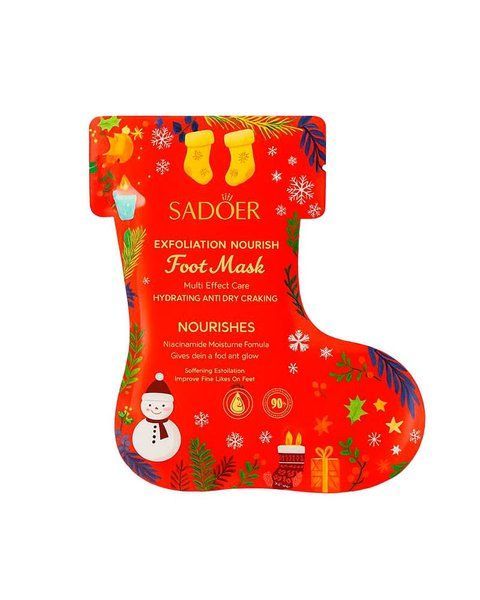 Маска-носочки для ніг Sadoer Merry Christmas Foot Mask 35г 979 фото