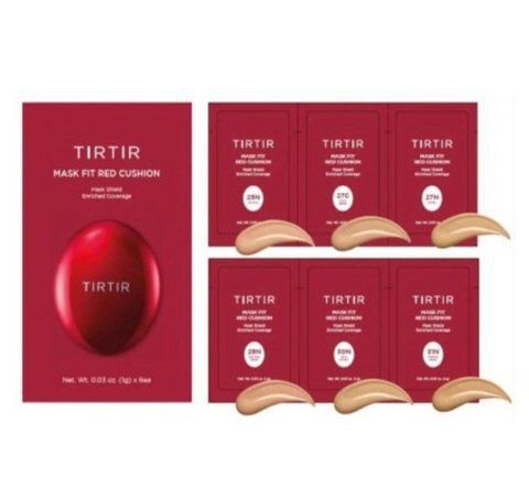 Набір пробників кушонів для обличчя TIRTIR Mask Fit Red Cushion 6 Colors Kit Sample 505 фото