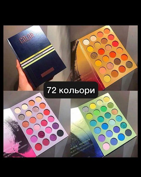 Палетка тіней Beauty Glazed 72 відтінки 226 фото