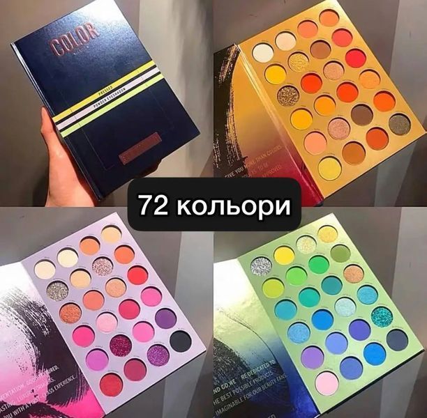 Палетка тіней Beauty Glazed 72 відтінки 226 фото