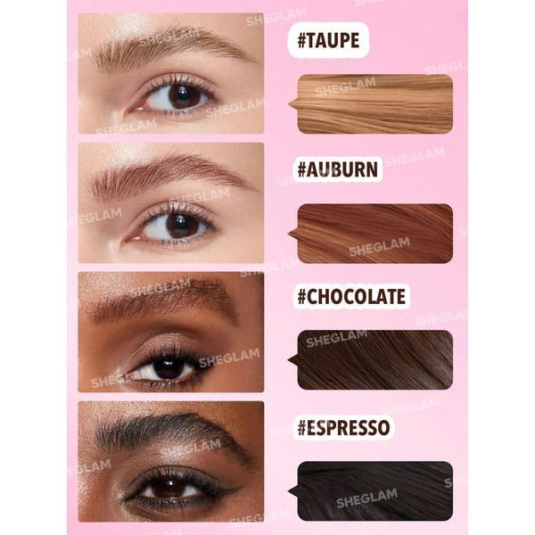 Підводка для брів Sheglam Brow-fection Angled Brush & Dip - #Espresso 50780 фото