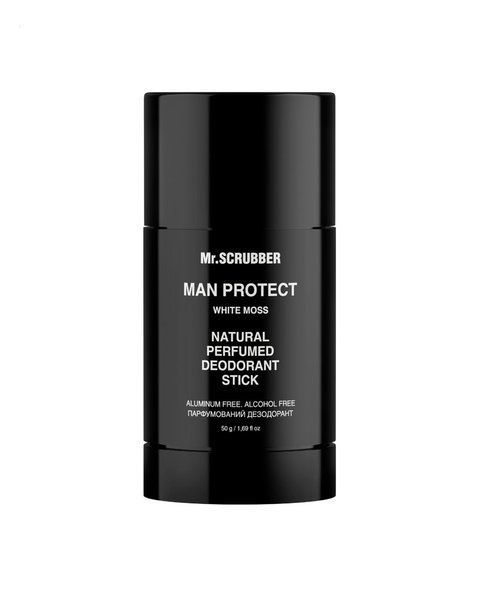 Парфумований дезодорант Mr.SCRUBBER Man Protect White Moss, 50 г 771 фото