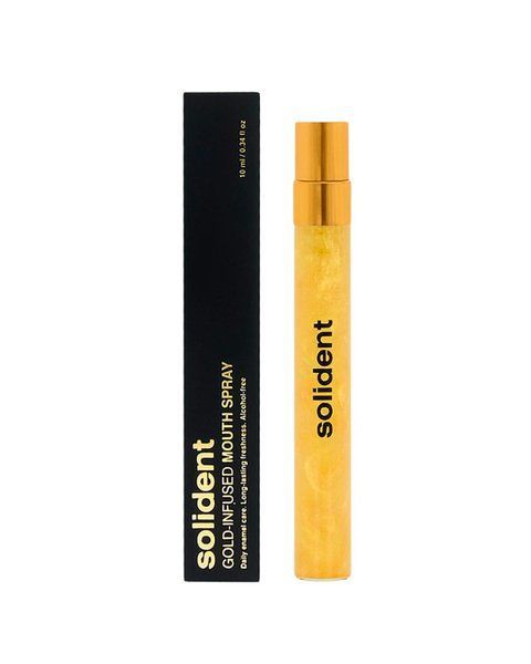 Освіжаючий спрей для порожнини рота Solident Gold-Infused Mouth Spray з колоїдним золотом 10 мл 845 фото