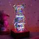 3D нічник Ведмедик Bearbrick із RGB-підсвіткою (8 кольорів) 532 фото 2