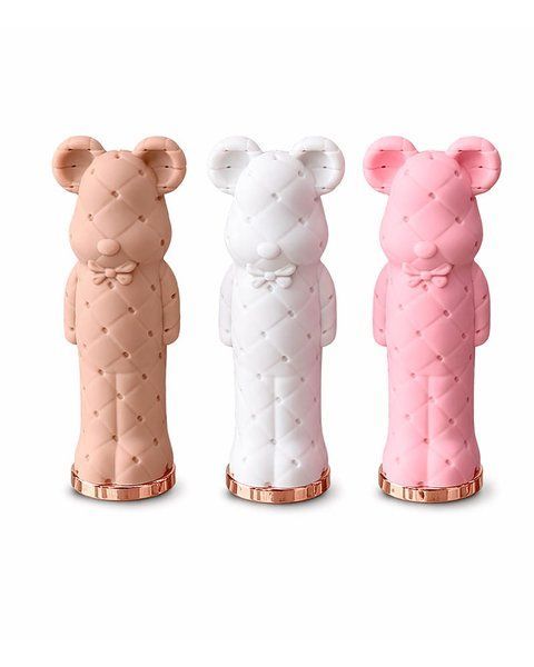 Бальзам для губ у вигляді ведмедика Beauty Glazed Bear №101 - Білий 52343 фото