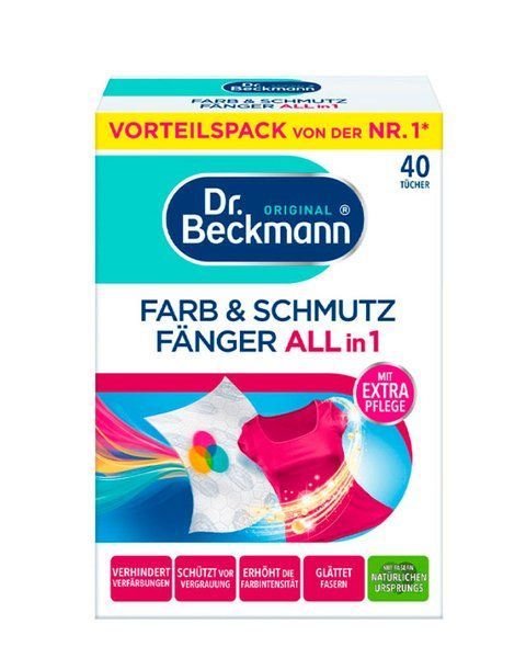 Серветки проти передачі кольорів Dr. Beckmann Farb and Schmutz 12 шт 291 фото