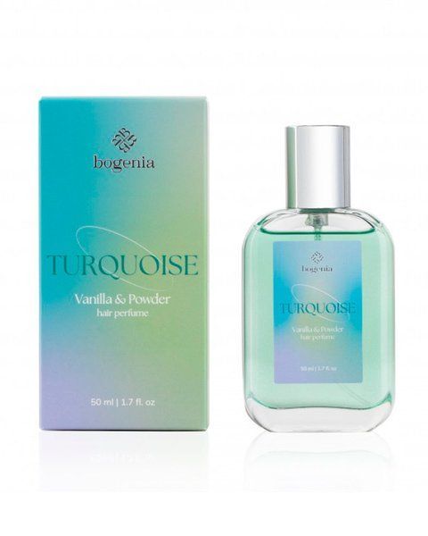 Парфум для волосся Bogenia Turquoise Vanilla & Powder Hair Perfume, 50 мл 788 фото