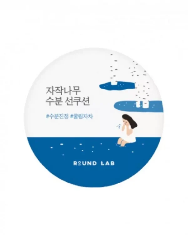 Санскрін-кушон з березовим соком Round Lab Birch Juice Moisturizing Sun Cushion