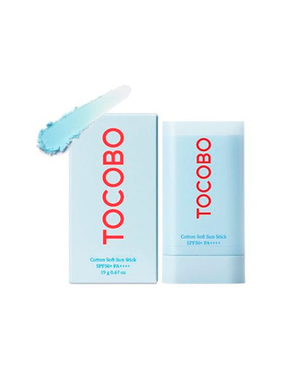 Матуючий сонцезахисний стік Tocobo Cotton Soft Sun Stick SPF50+ PA++++