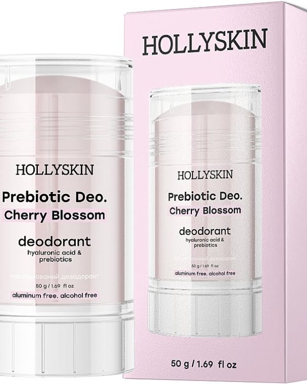 Парфумований дезодорант Hollyskin Prebiotic Deo. Cherry Blossom
