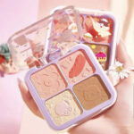 Універсальна палетка 3 в 1 (бронзер, рум'яна, хайлайтер) Kiss Beauty, №01