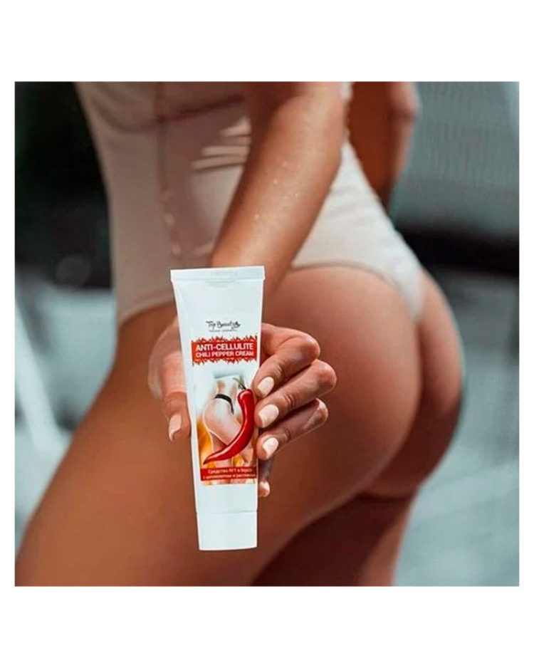 Антицелюлітний ліфтинг-крем для тіла Top Beauty Chili Pepper, 100 мл - Зображення 3