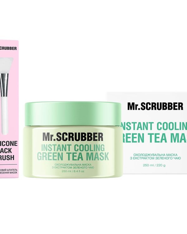 Охолоджувальна маска для обличчя Instant Cooling Green Tea Mask з екстрактом зеленого чаю Mr.SCRUBBER