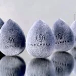 Велюровий косметичний спонж SHCHOKA для бездоганного макіяжу