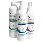Набір для волосся Soika 3 в 1 (спрей, кондиціонер, шампунь)