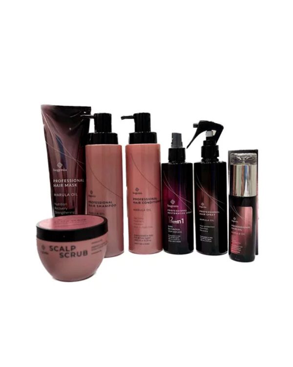 Набір для догляду за волоссям - Bogenia Professional Hair Marula Oil 7 в 1