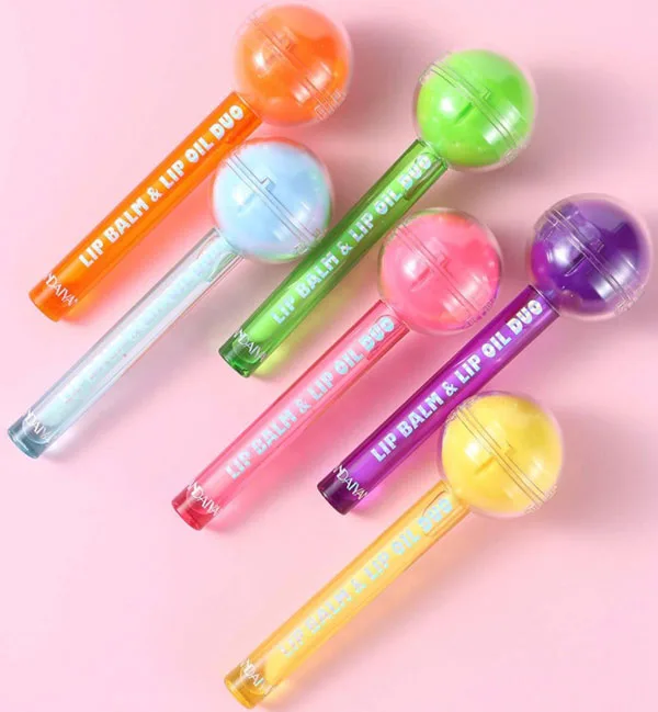 Бальзам-тінт та олійка для губ - як цукерка Handaiyan (2в1)