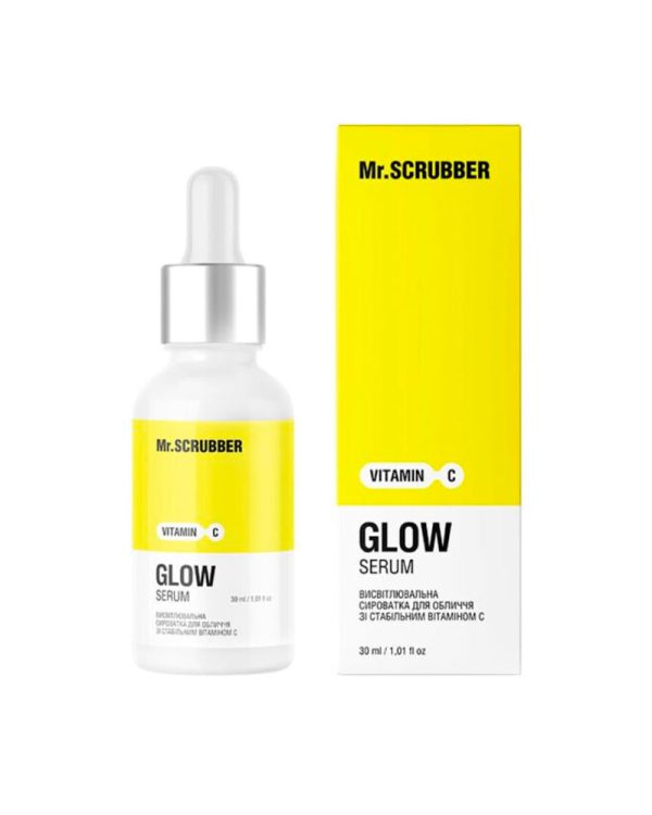 Висвітлювальна сироватка для обличчя Glow Vitamin C зі стабільним вітаміном С від Mr.SCRUBBER
