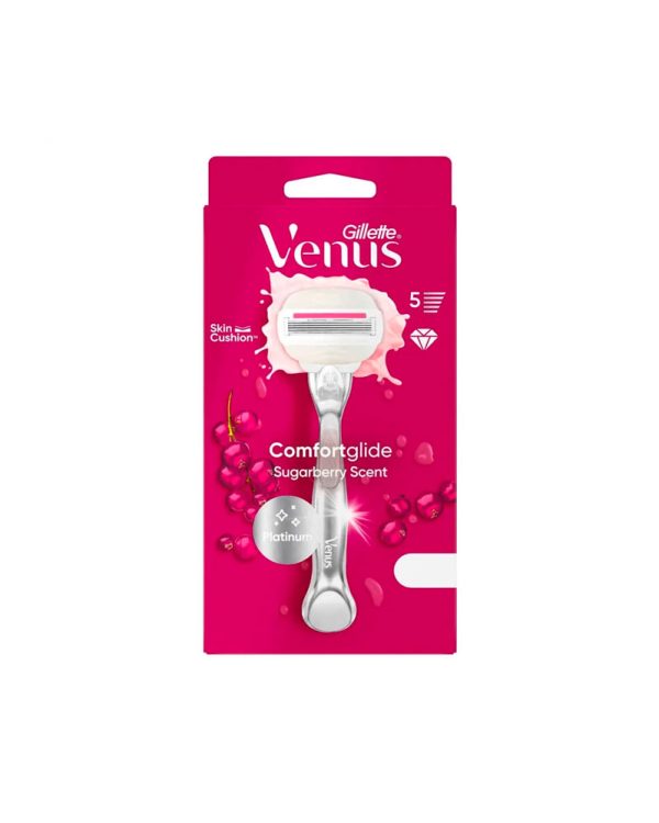 Станок для гоління Venus Olay Comfort Glide Sugarberry з 1 змінною касетою