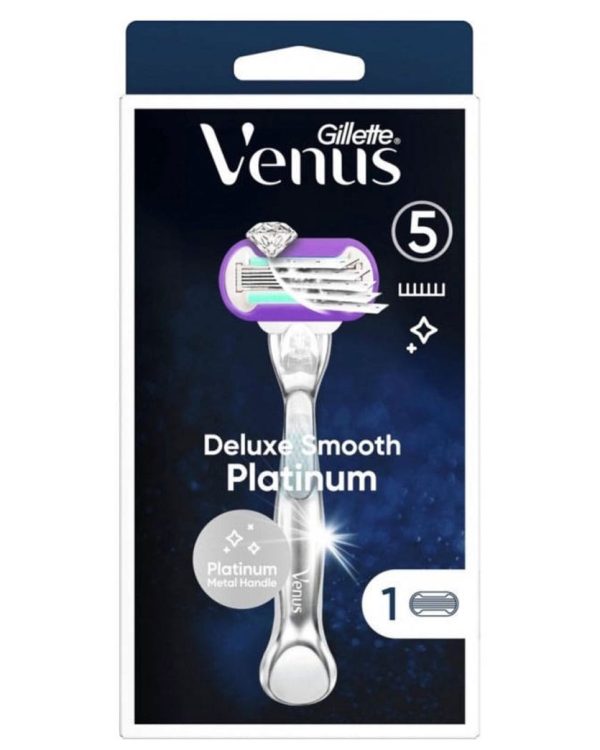 Станок для гоління - Gillette Venus Deluxe Smooth PLATINUM Swir