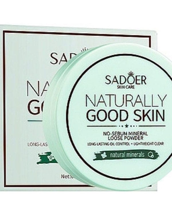 Мінеральна пудра для жирної шкіри із м'ятою Sadoer Naturally Good Skin, 5 г