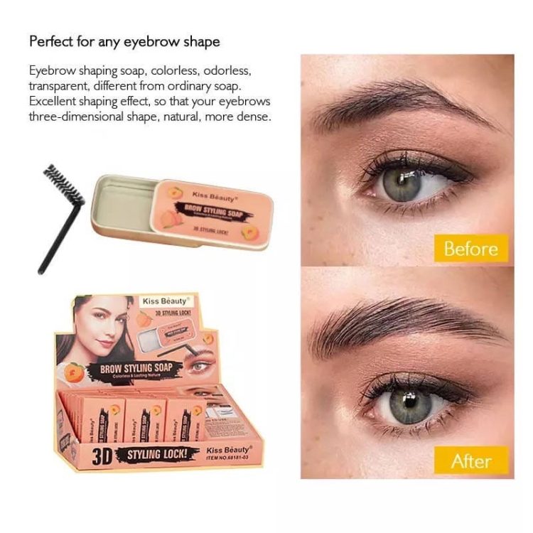 Мило-гель для брів Kiss Beauty Brow Styling Soap