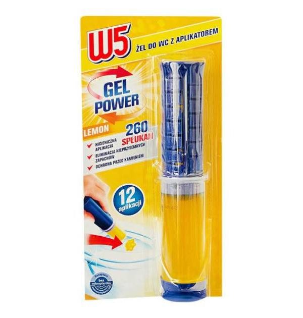 Шприц-гель для унітазу з аплікатором W5 , 12 аплікацій, 75 мл
