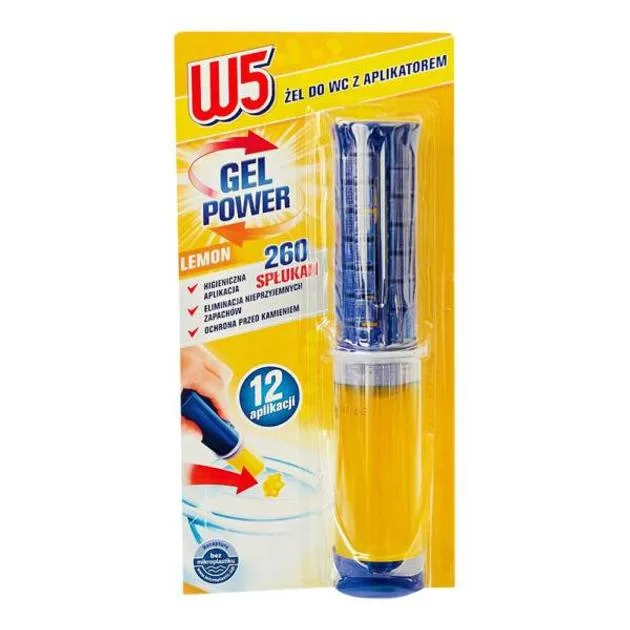 Шприц-гель для унітазу з аплікатором W5 , 12 аплікацій, 75 мл