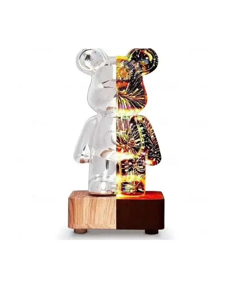 3D нічник Ведмедик Bearbrick із RGB-підсвіткою (8 кольорів)