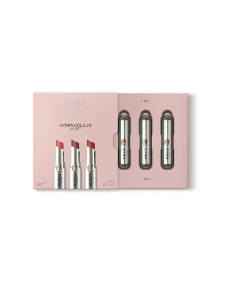 Набір бальзамів для губ Kiko Milano Hydra Colour Lip Set
