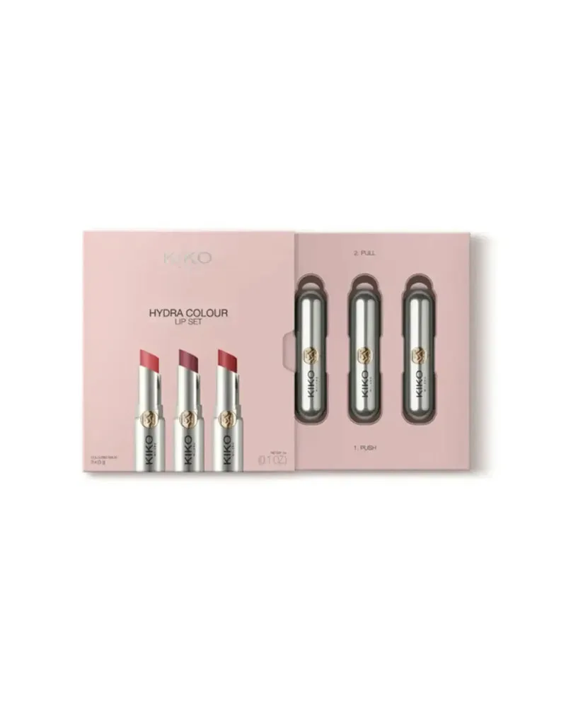 Набір бальзамів для губ Kiko Milano Hydra Colour Lip Set