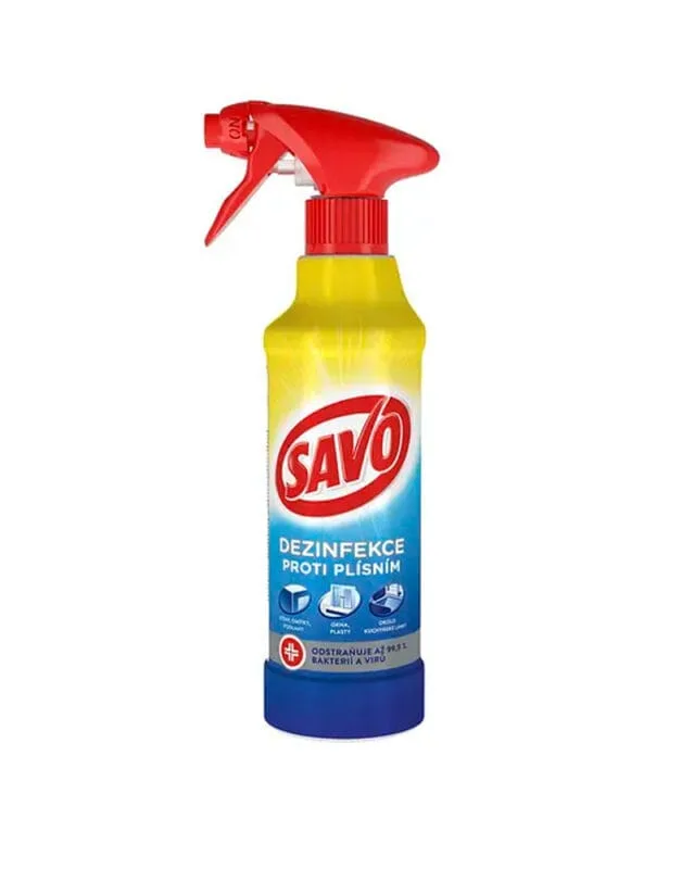 Засіб від плісняви та грибку з розпилювачем Savo, 500 мл