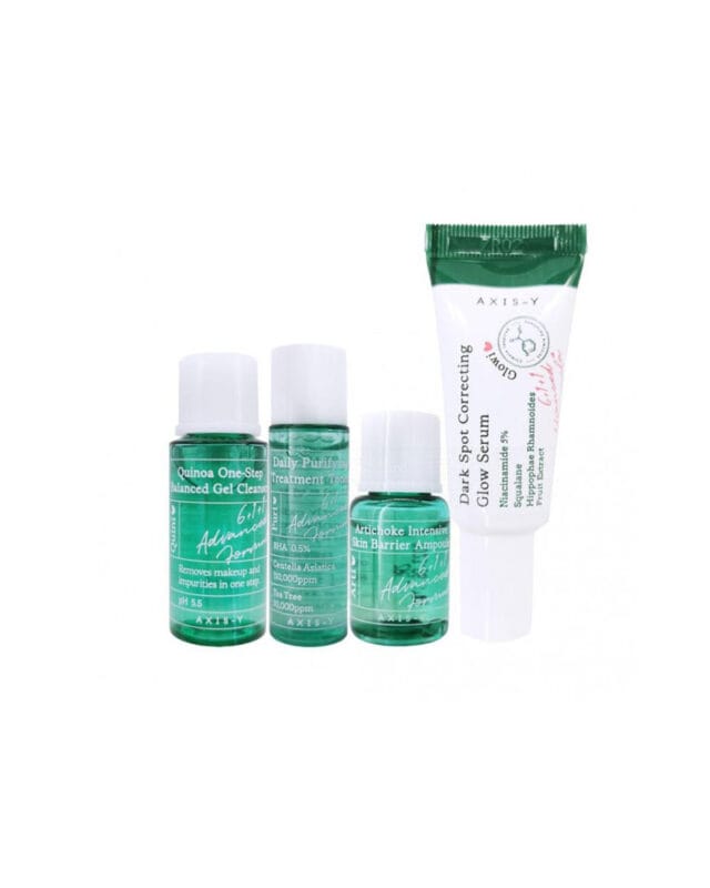 Набір заспокійливих мініатюр для обличчя AXIS-Y The Mini Glow Set