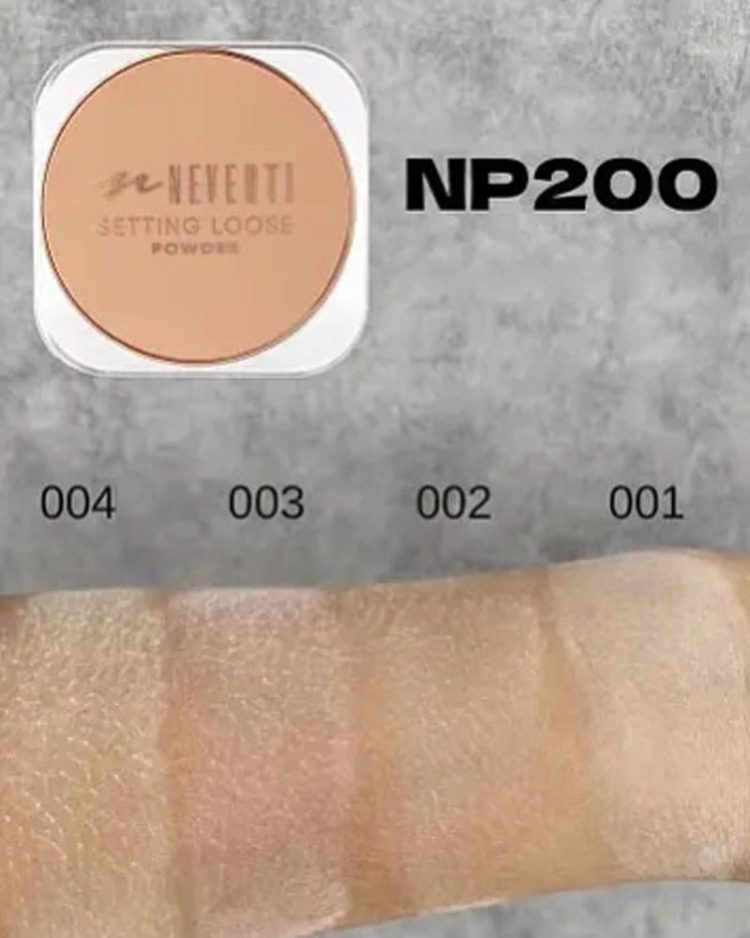 Розсипчаста пудра Setting Loose Powder NEVERTI NP200, 13 г