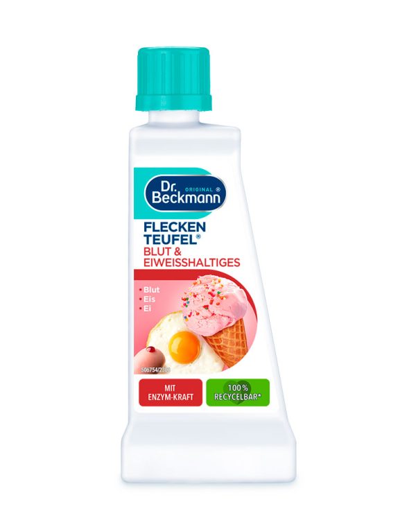 Засіб для видалення плям Dr. Beckmann Експерт: кров і білкові плями, 50 мл