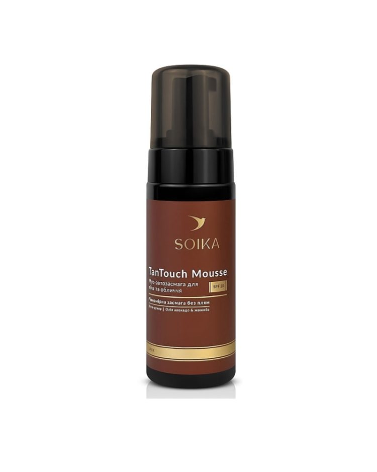 Мус-автозасмага для обличчя і тіла Soika TanTouch Mousse SPF 20