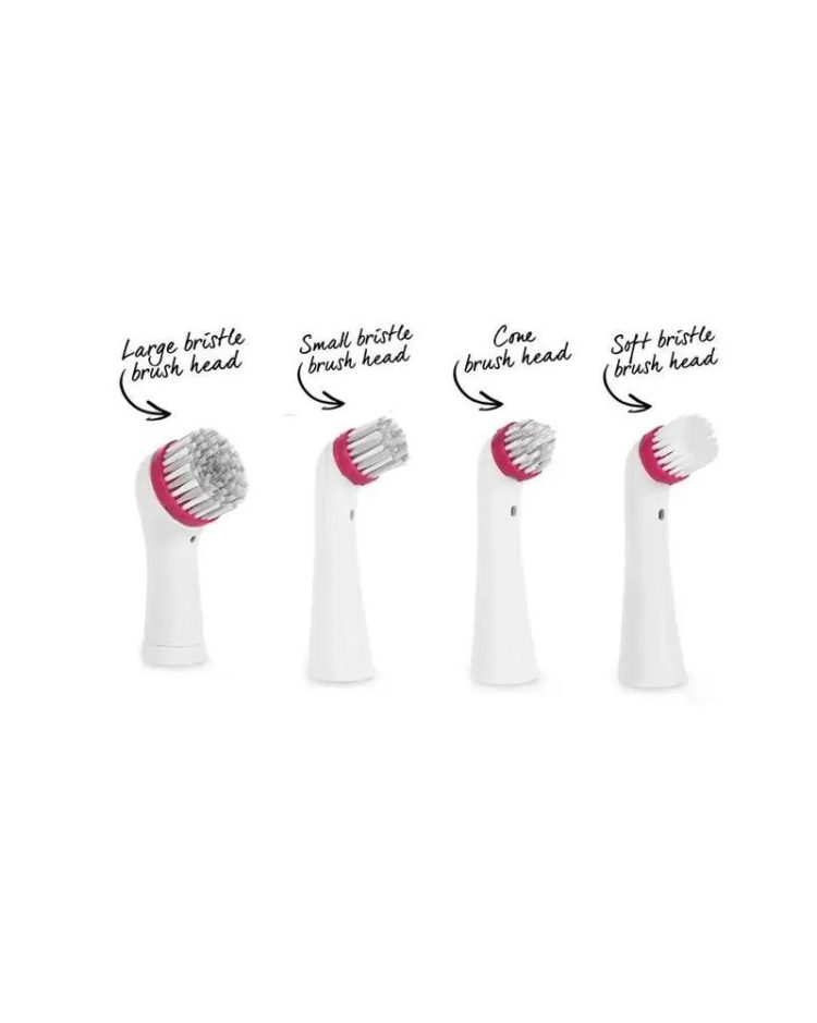 Набір для прибирання The Pink Stuff The Miracle Scrubber Kit – електрощітка + 4 насадки - Зображення 2