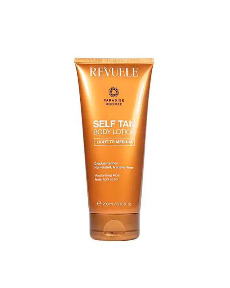 Лосьйон для автозасмаги темний Revuele Self Tan Body Lotion Medium to Dark, 200 мл