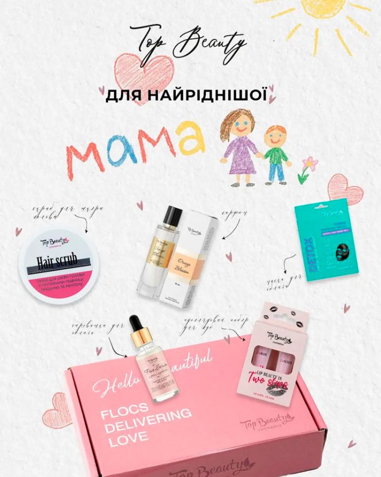 Подарунковий набір Top Beauty Hello Beautiful Flocs Delivering Love - Зображення 2