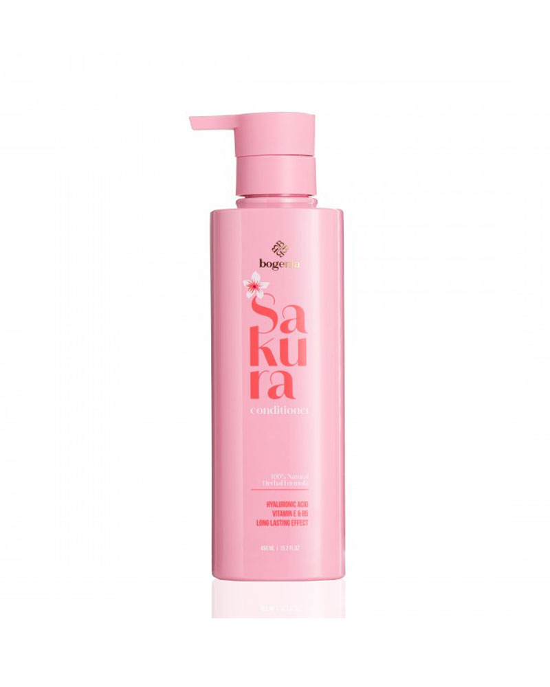 Bogenia Sakura Conditioner BG434 – кондиціонер для блиску та відновлення волосся, 450 мл