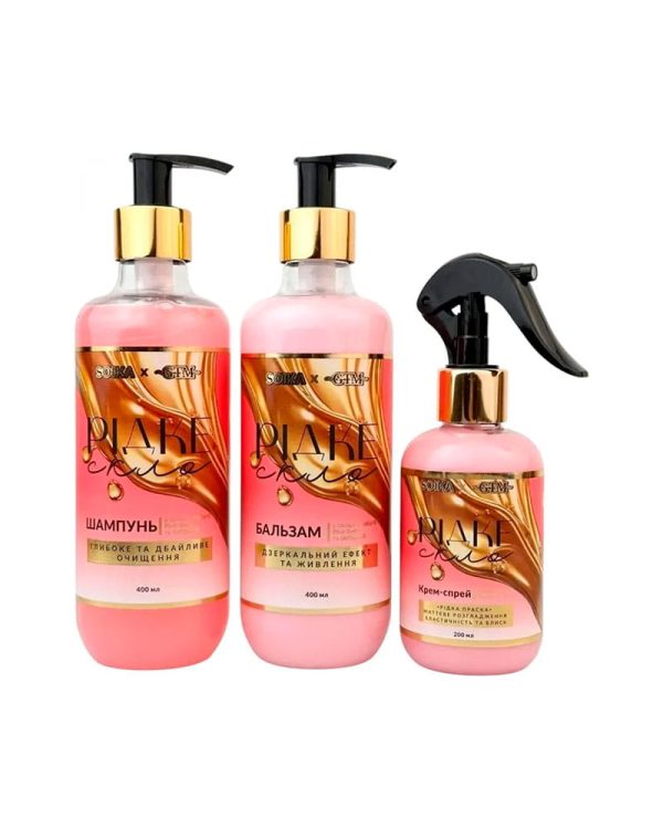 Набір для волосся 3 в 1 Рідке скло SOIKA