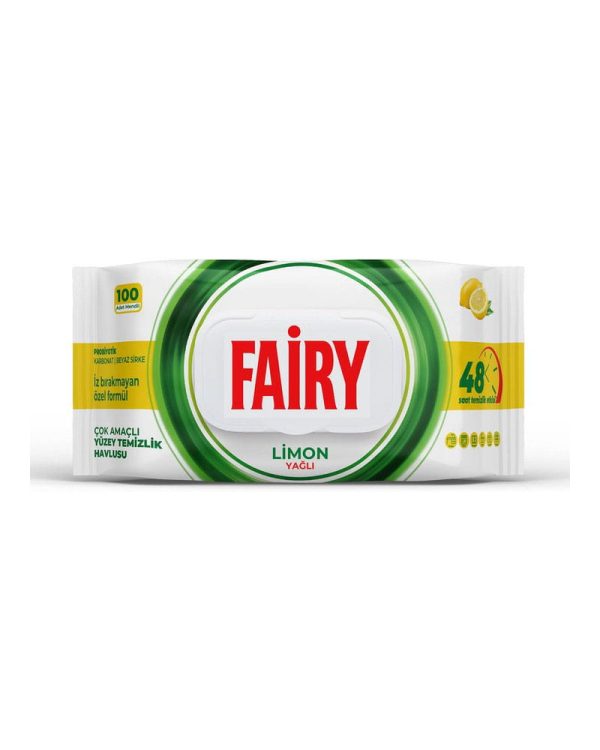 Серветки для очищення поверхонь Fairy Power, 100 шт