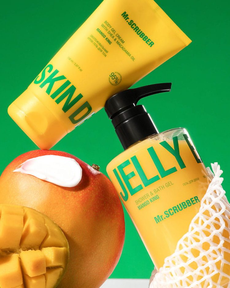 Зволожувальний крем-гель для тіла Skin Delights Mango King Mr.SCRUBBER, 150 мл - Зображення 2