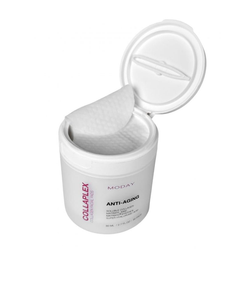 MODAY COLLAPLEX Collagen Anti-Aging Pads з колагеном, пептидами та гіалуроновою кислотою, 90 шт - Зображення 2