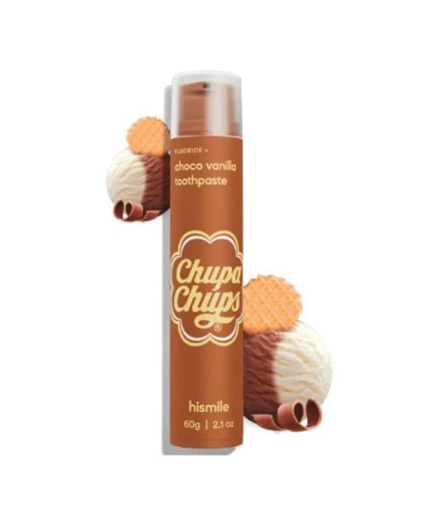 Зубна паста зі смаком шоколаду та ванілі Hismile Chupa Chups Choco Vanilla Toothpaste, 60 г
