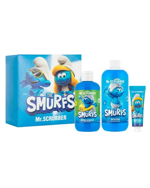 Подарунковий набір The Smurfs Bubble Fun Set Mr.SCRUBBER (3+)