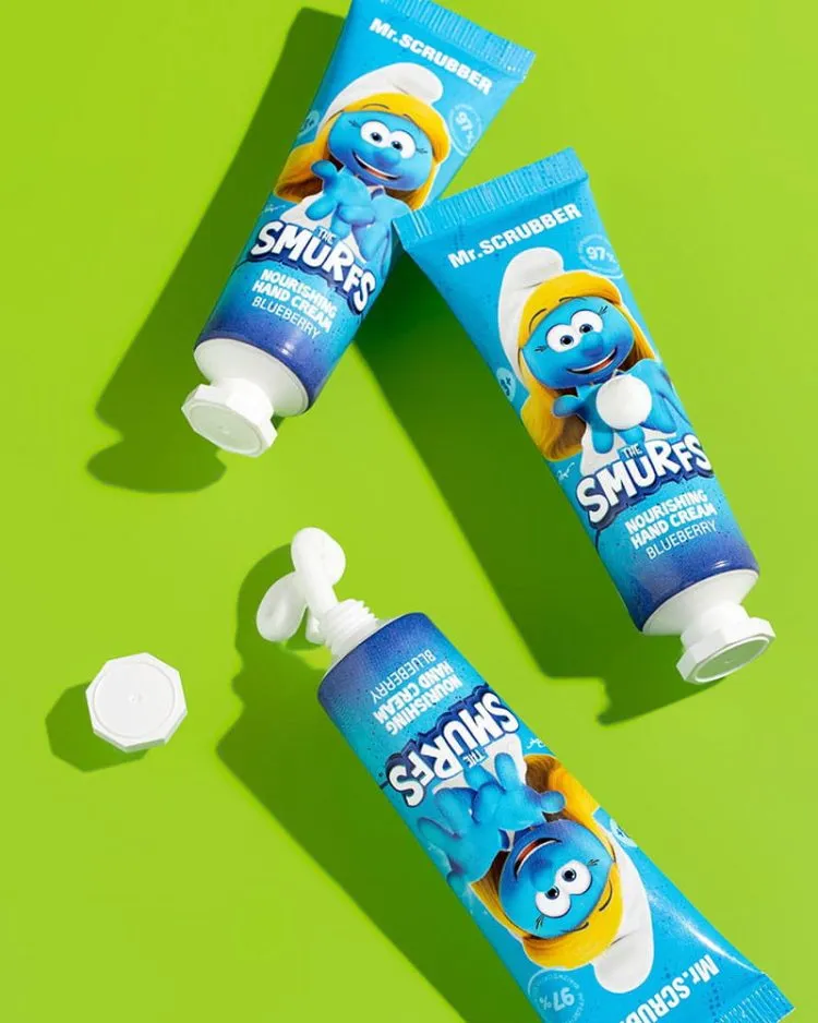 Парфумований живильний крем для рук The Smurfs Mr.SCRUBBER, 30 г - Зображення 4